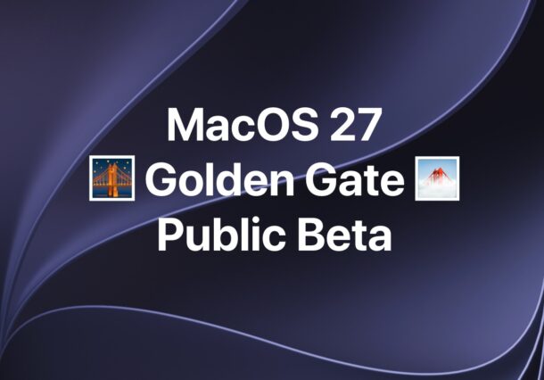 Как установить macOS 27 Golden Gate Public Beta на Mac
