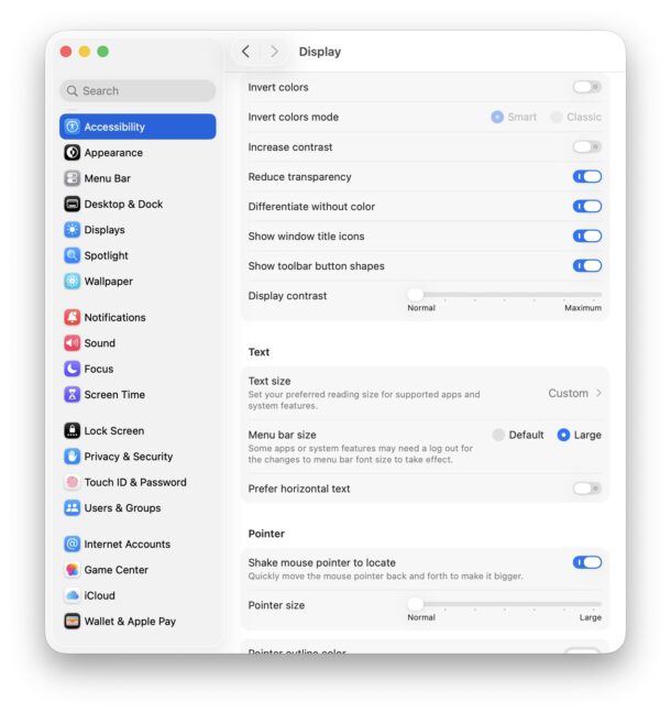 «Уменьшить прозрачность» снова работает в macOS Tahoe 26.3