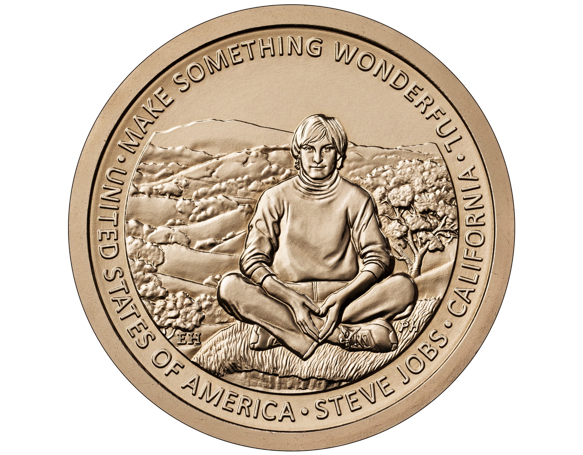 Стива Джобса увековечат на памятной монете в 1 доллар в 2026 году