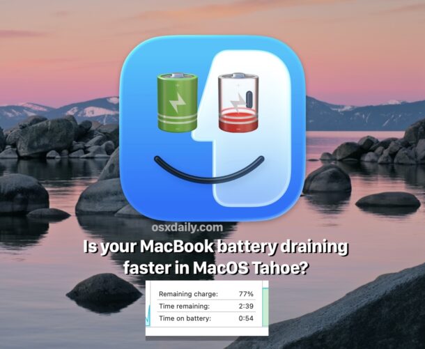 Батарея в macOS Tahoe садится быстрее? Советы по проблемам с аккумулятором в MacOS 26