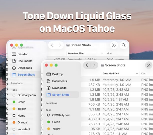 Как убрать Liquid Glass в macOS Tahoe