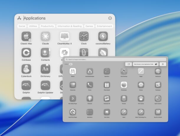 Скучаете по Launchpad в macOS Tahoe? Используем новый Launchpad и его альтернативу