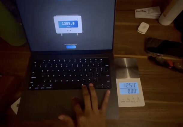 Забавный эксперимент: превращаем тачпад MacBook в весы