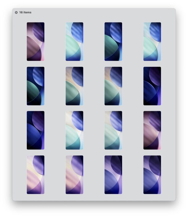 Скачивайте 16 новых стандартных обоев для iOS 26 прямо сейчас
