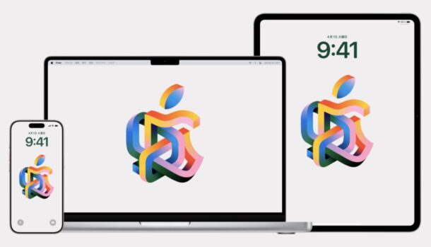 Новые обои от Apple в честь открытия магазина в Осаке