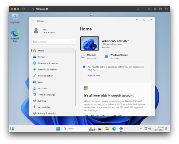 Как установить Windows 11 на Mac через UTM
