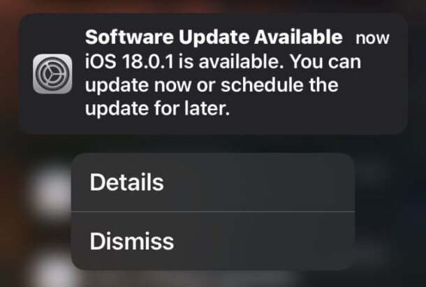 Вышло обновление iOS 18.0.1 и iPadOS 18.0.1 с исправлениями ошибок