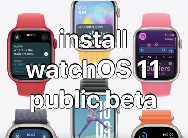 Как установить публичную бета-версию watchOS 11 на Apple Watch