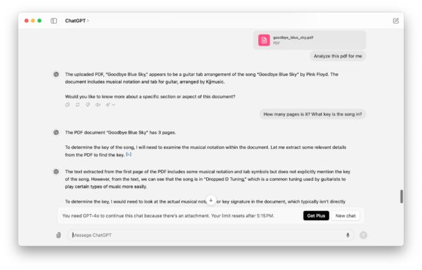 Как анализировать и резюмировать PDF-документы в ChatGPT на Mac