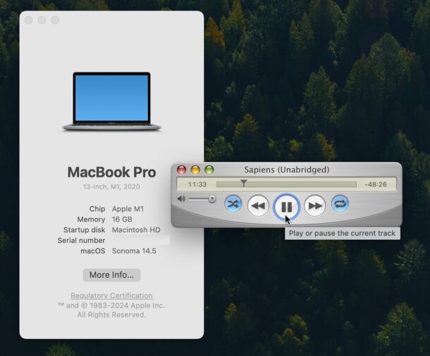 Запускаем Apple Music в стиле ретро Mac OS X с помощью QuickTune