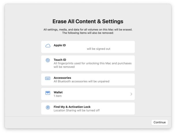 Как сбросить Mac до заводских настроек (macOS Sonoma и Ventura)