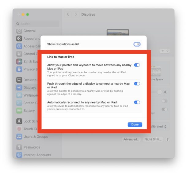 Где найти настройки Universal Control в macOS Sonoma и Ventura?