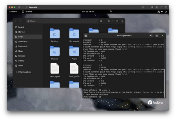 Пробуем и изучаем Fedora Linux на Mac с помощью UTM