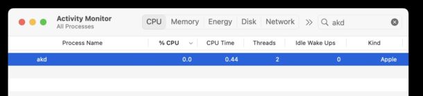 Что такое AKAuthorizationRemoteView и процесс akd на Mac?