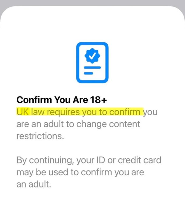 Внимание: проверка возраста в iOS 26.4 для Великобритании у многих сбоит, блокируя устройства