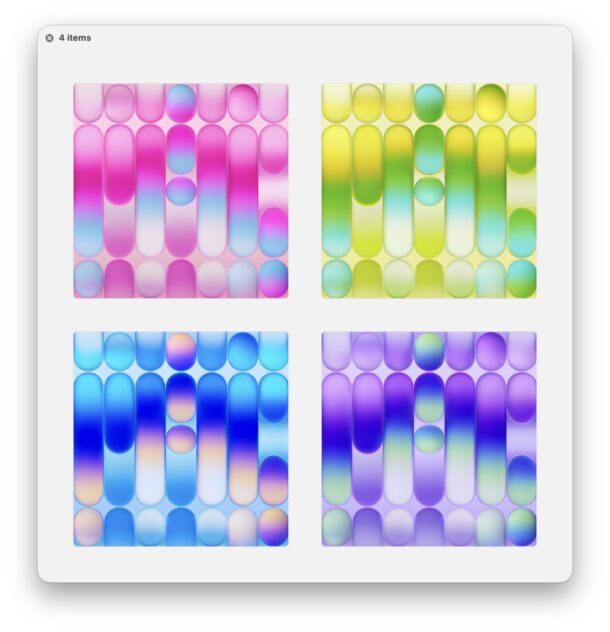 Забираем 4 стандартные обои с MacBook Neo