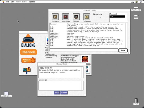 Погрузитесь в AOL 90-х прямо в браузере с проектом Dialtone