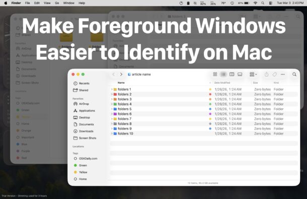 Как выделить активное окно на Mac с помощью HazeOver (фикс для macOS Tahoe)