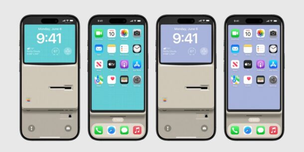 Превращаем iPhone в ретро-Макинтош: классные обои