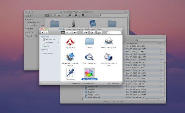 Затемняем неактивные окна в Mac OS X с помощью HazeOver